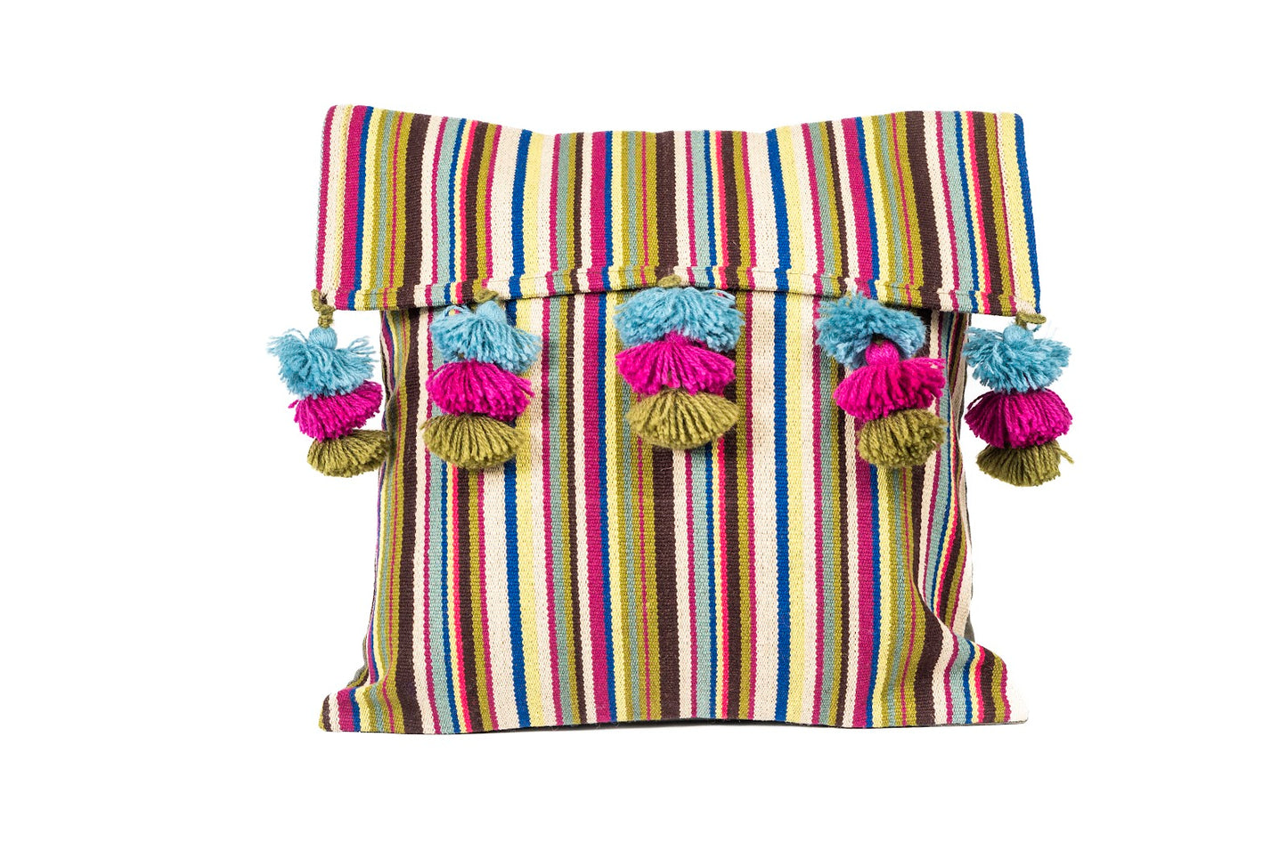 Funda Aguayo Guatemala 40x40 cms C/Flecos
