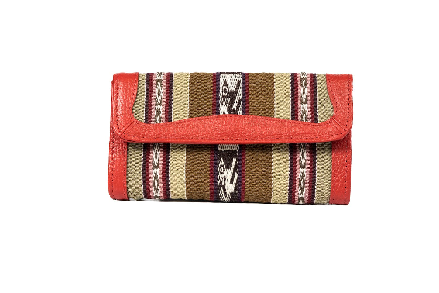 Billetera Aguayo Natural C/Cuero Varios Colores