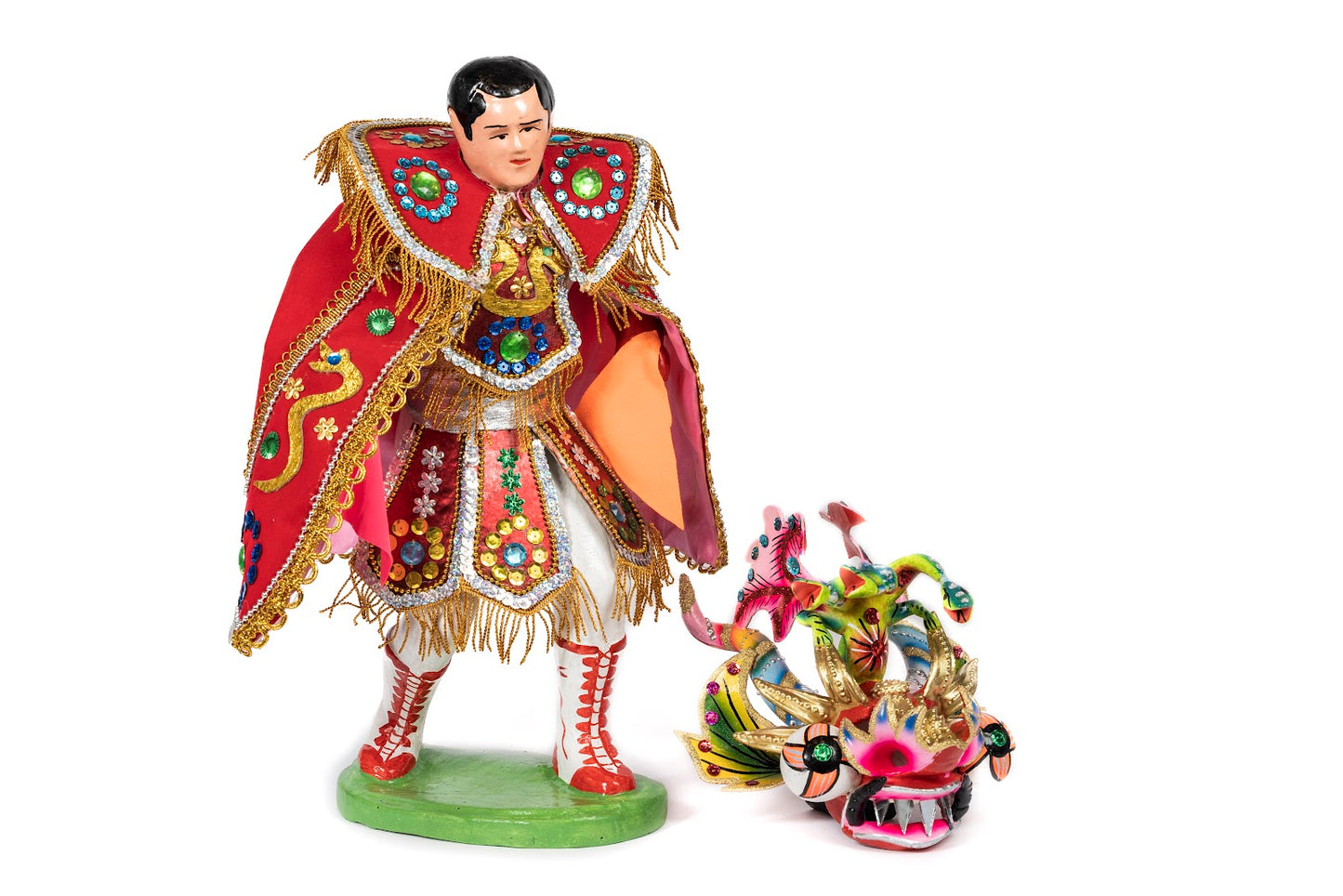 Muñeco Diablo Yeso Extra Grande