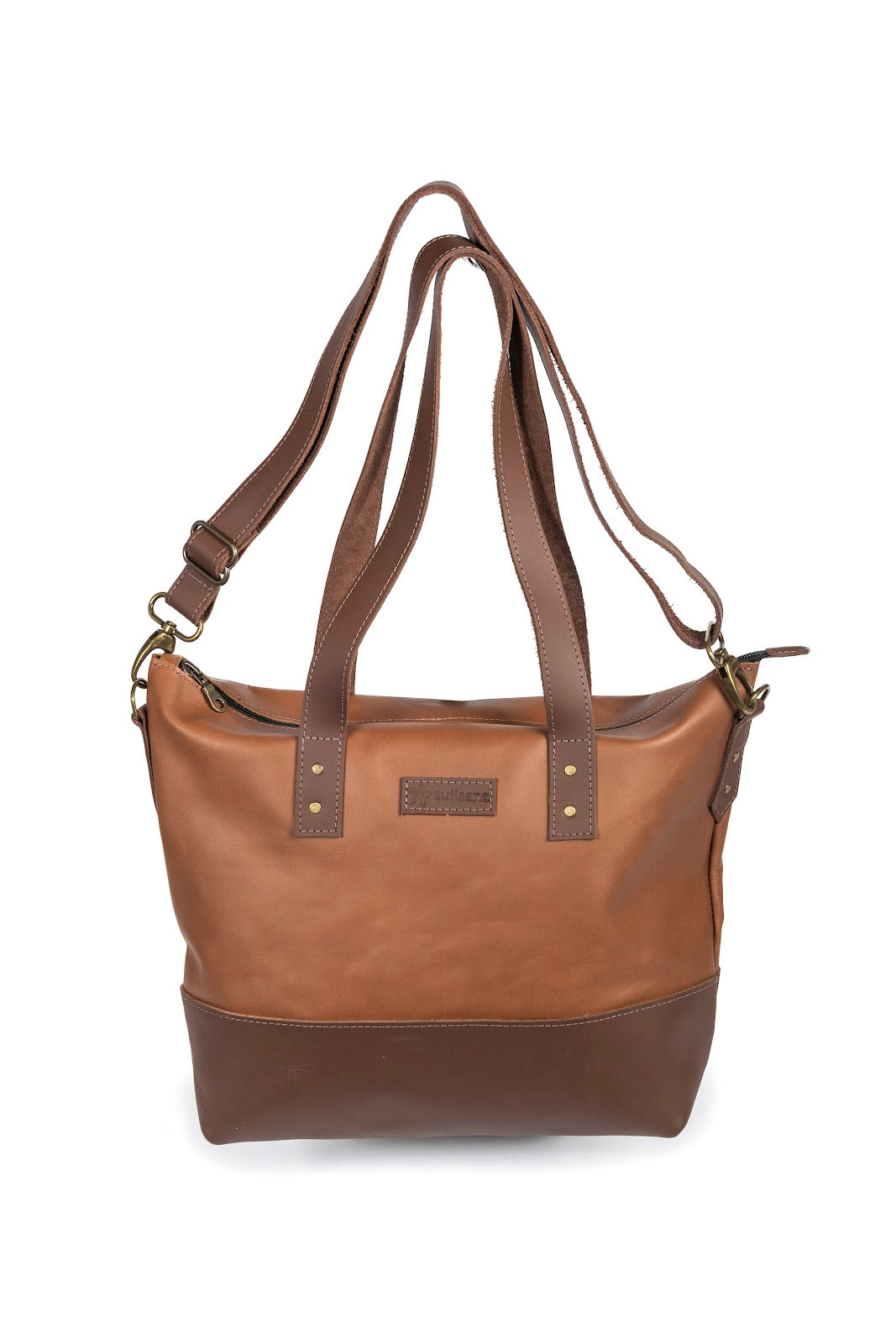 Bolso Leather Classic Brown