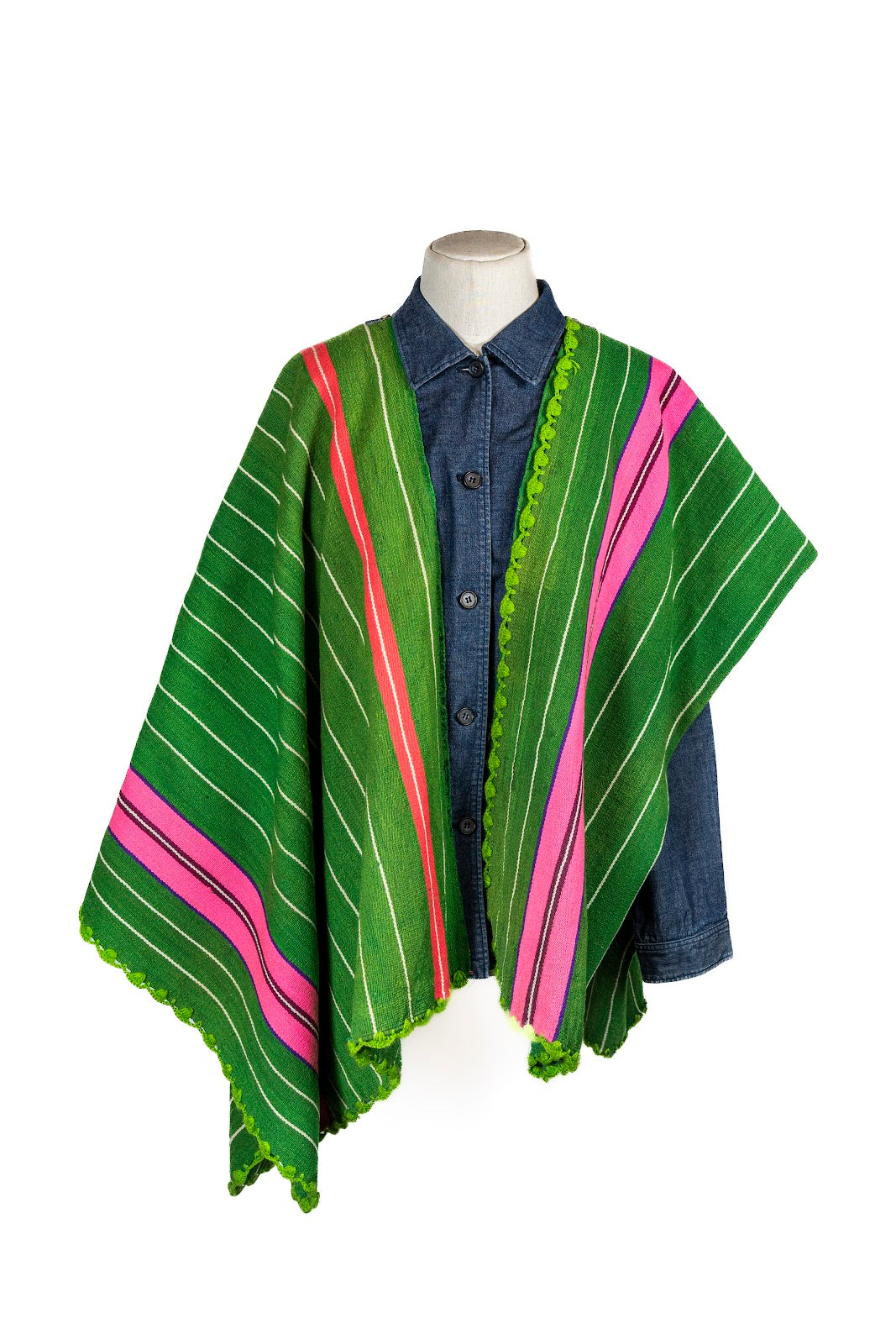 Chaqueta Jean C/Aguayo Verde