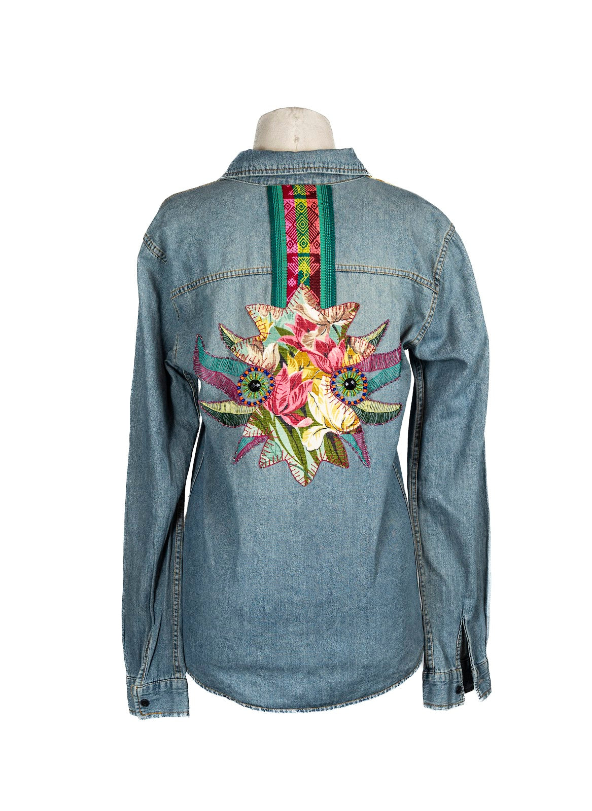 Camisa Bordada S-M-L-XL