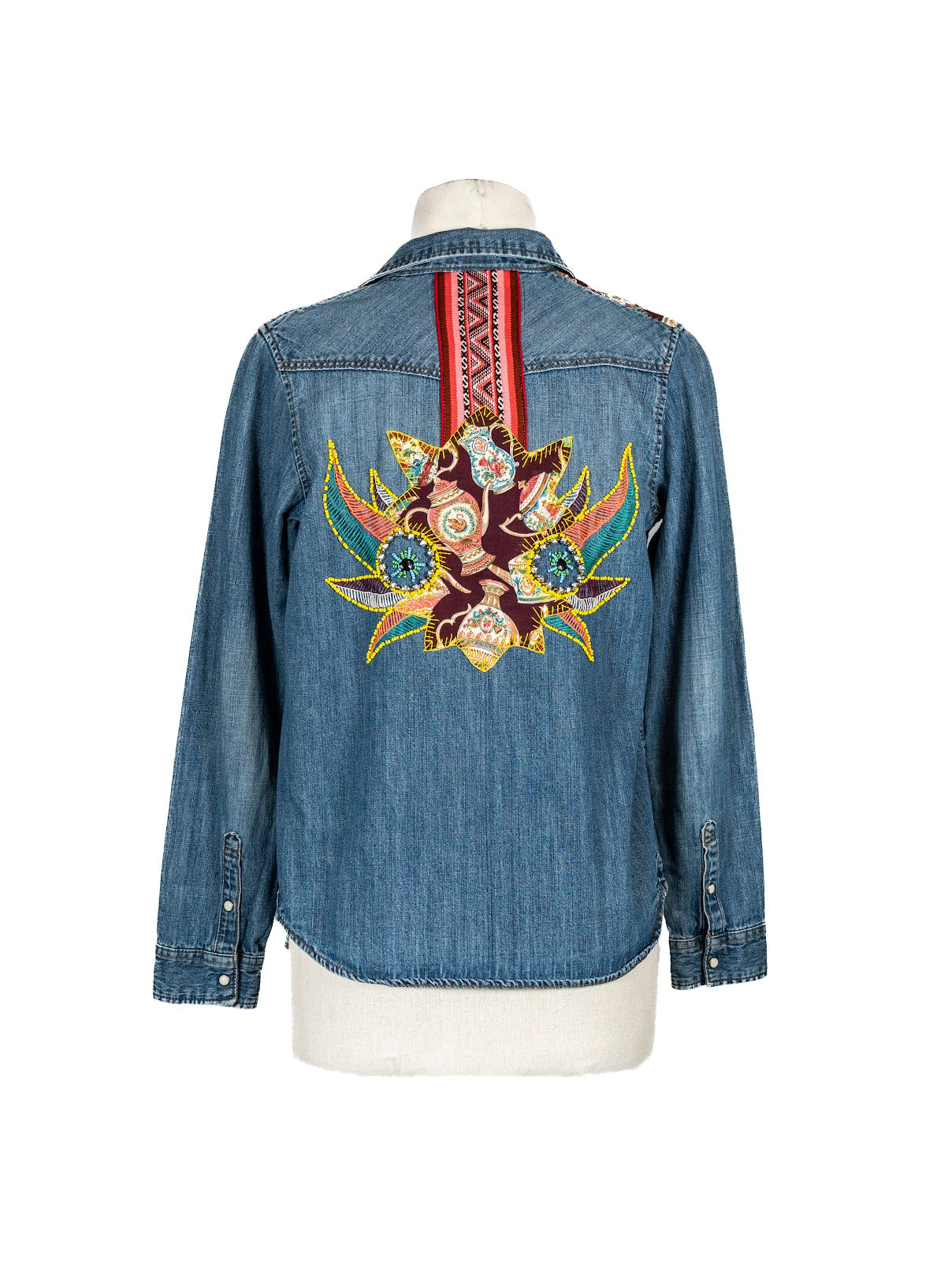 Camisa Bordada S-M-L-XL