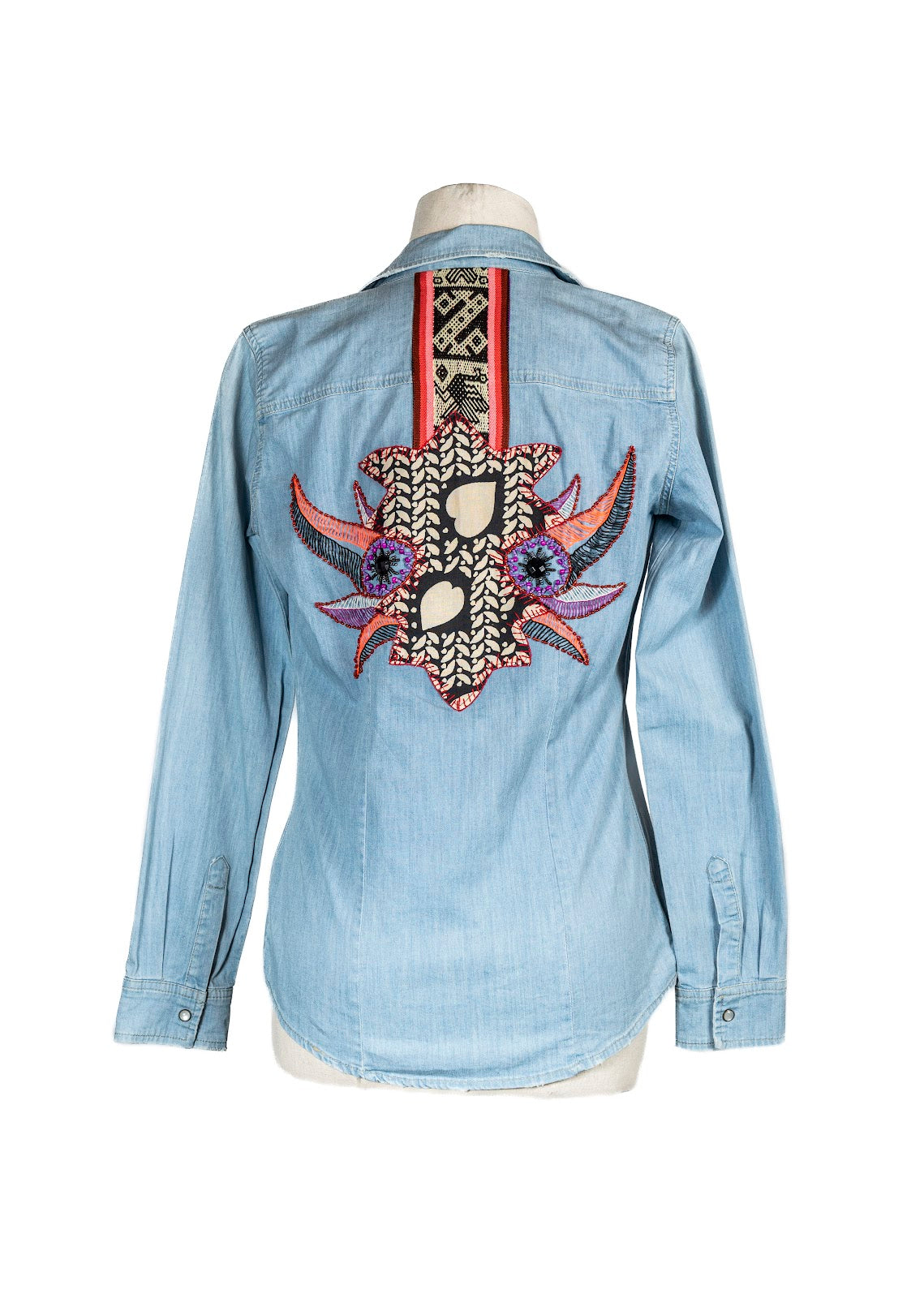 Camisa Bordada S-M-L-XL