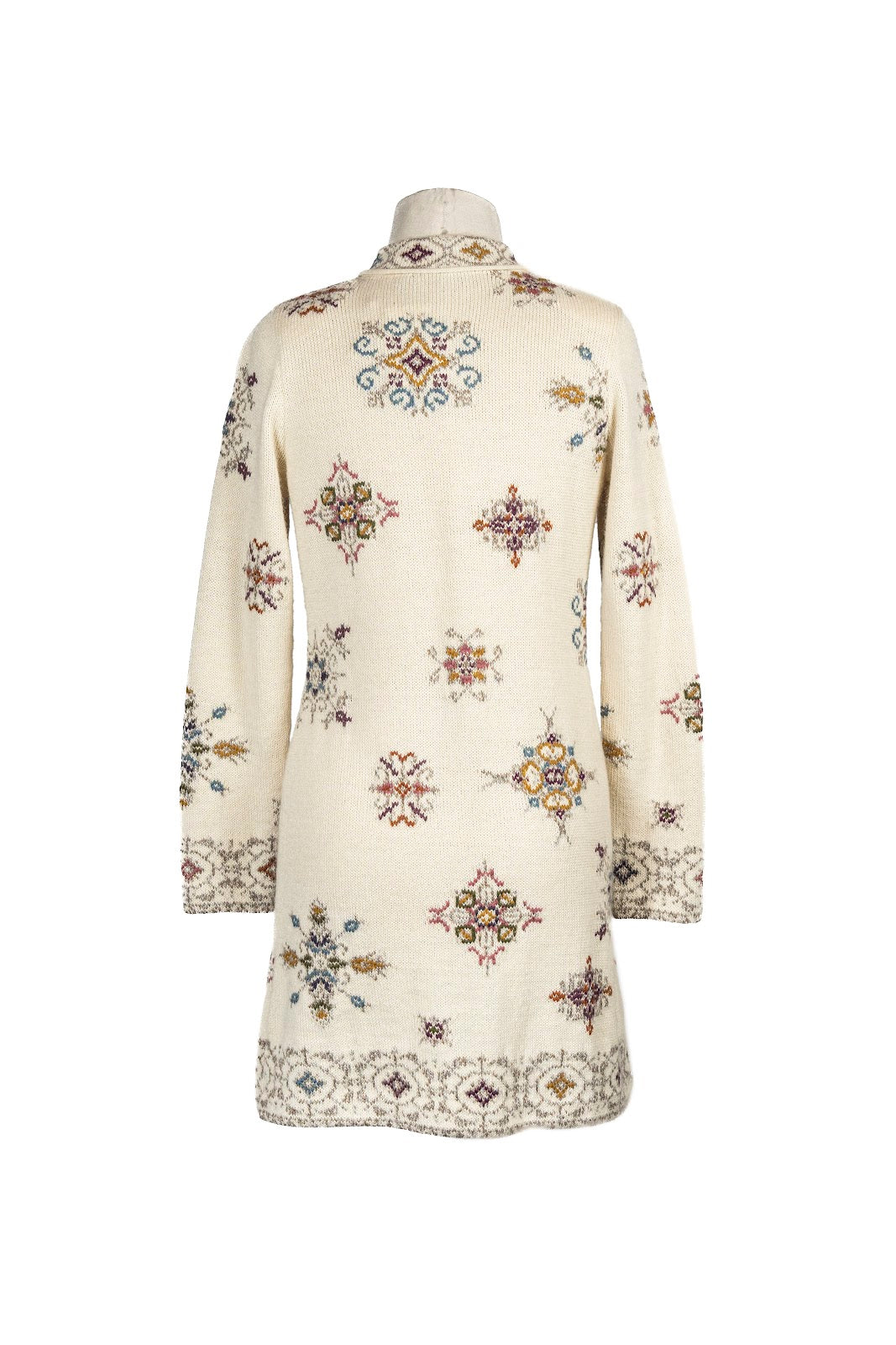 Saco Largo Crudo Botones XS a XL