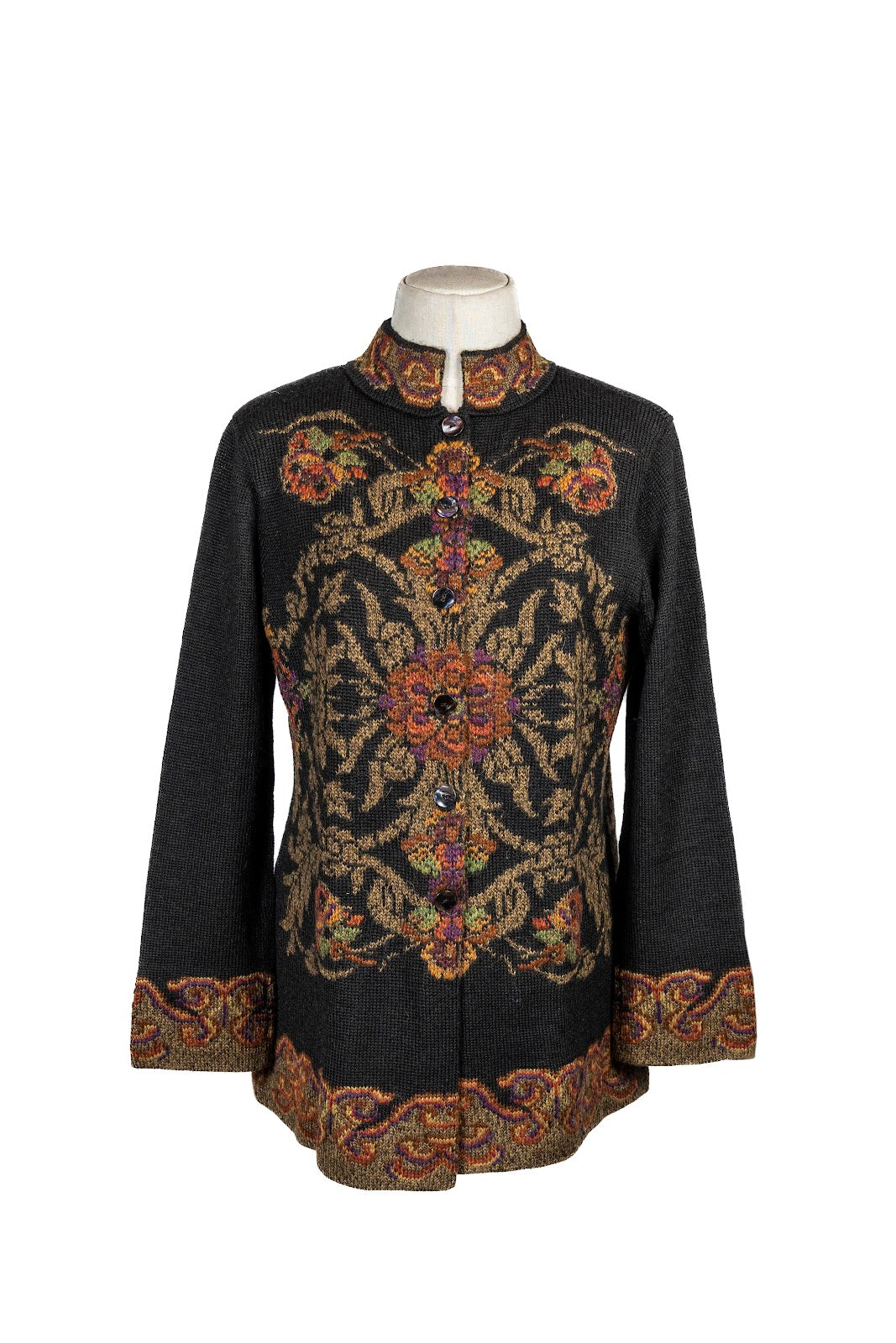 Saco Largo Mujer C/Bordado S/M
