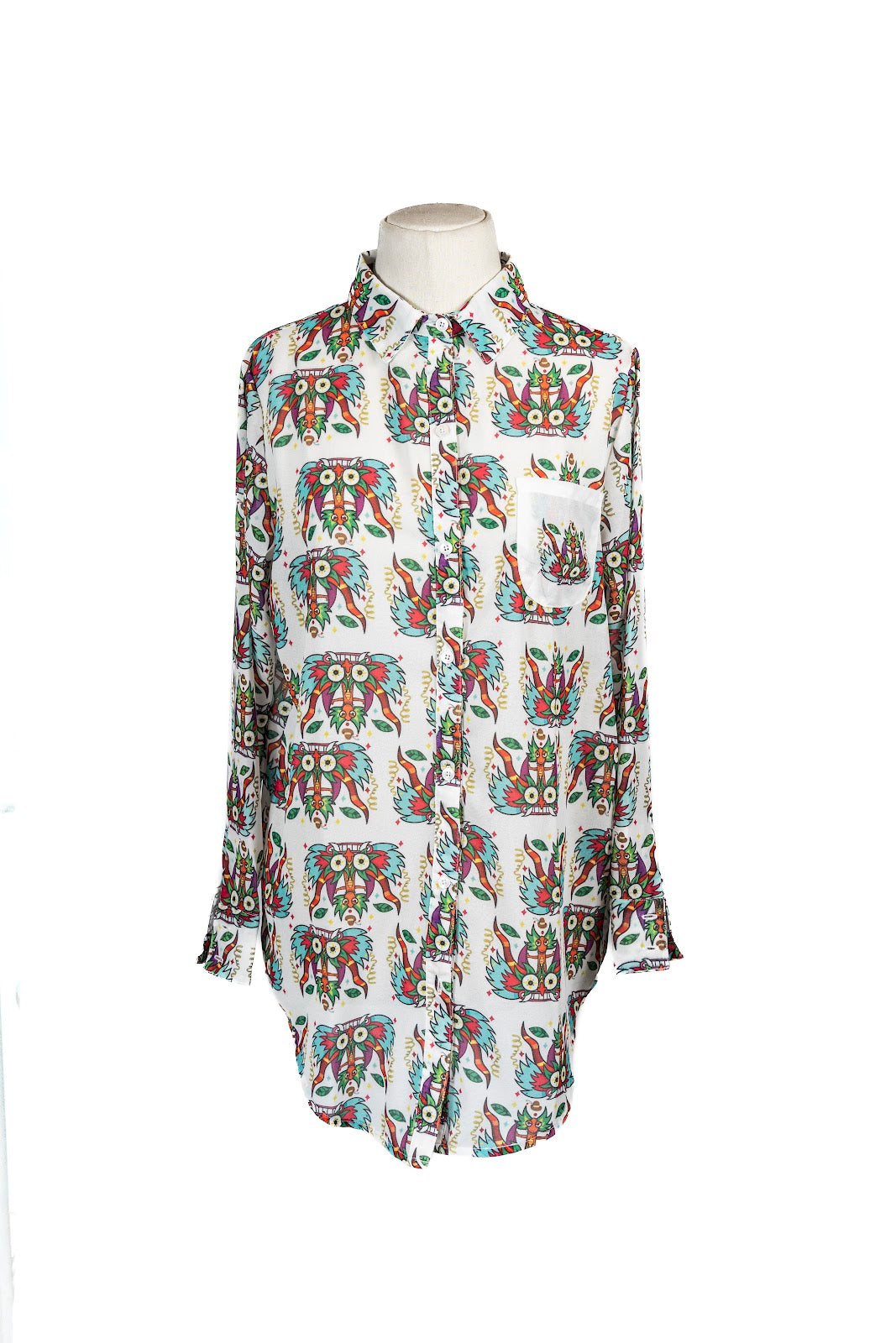 Blusa Ancha Manga Larga