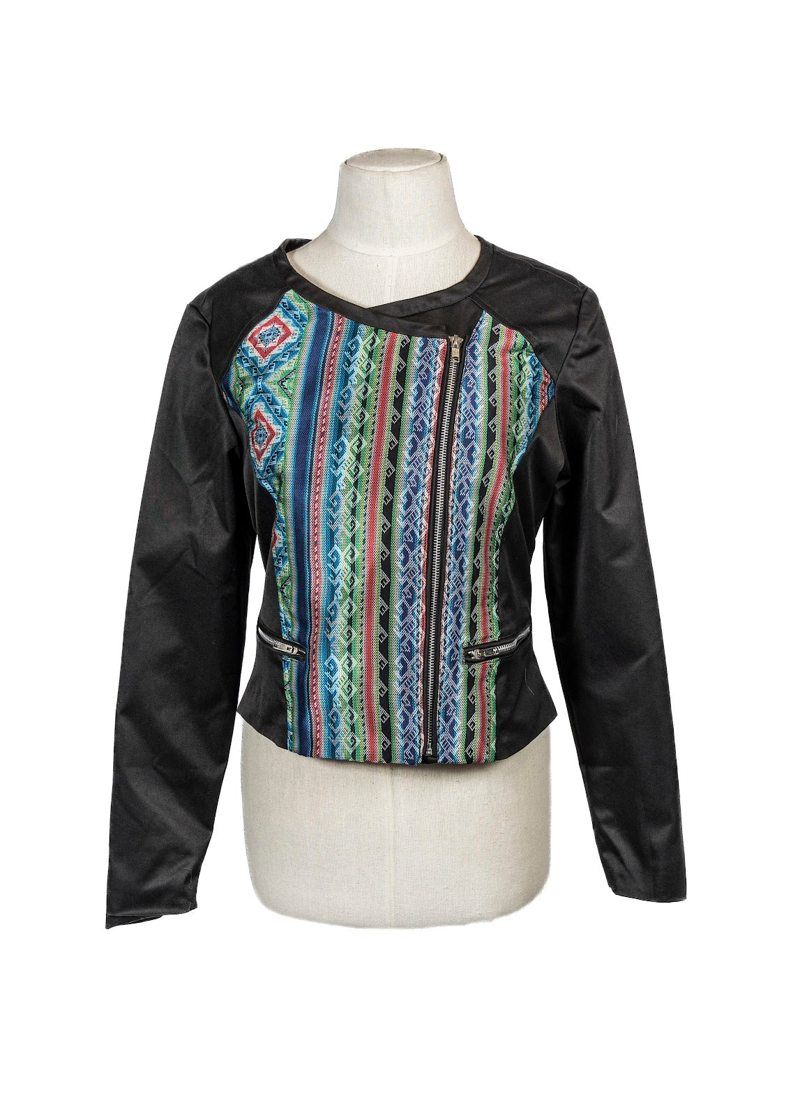 Chaqueta Manga Larga Estampado Delantero S-M