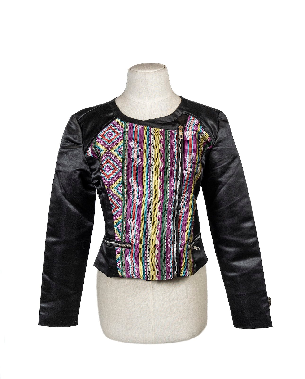 Chaqueta Manga Larga Estampado Delantero S-M