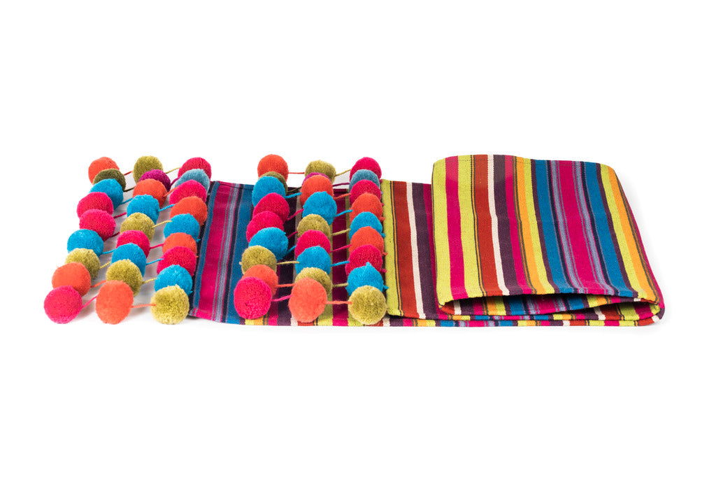 Caminito Aguayo Bolivia 150x40cms C/Borlas