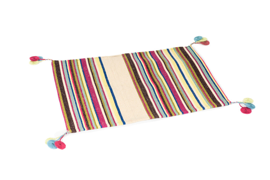 Individual Aguayo Guatemala 45x36cms C/Circulos de 3