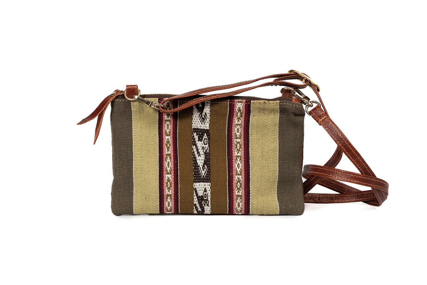 Bandolera Aguayo Natural Cuero Varios Colores