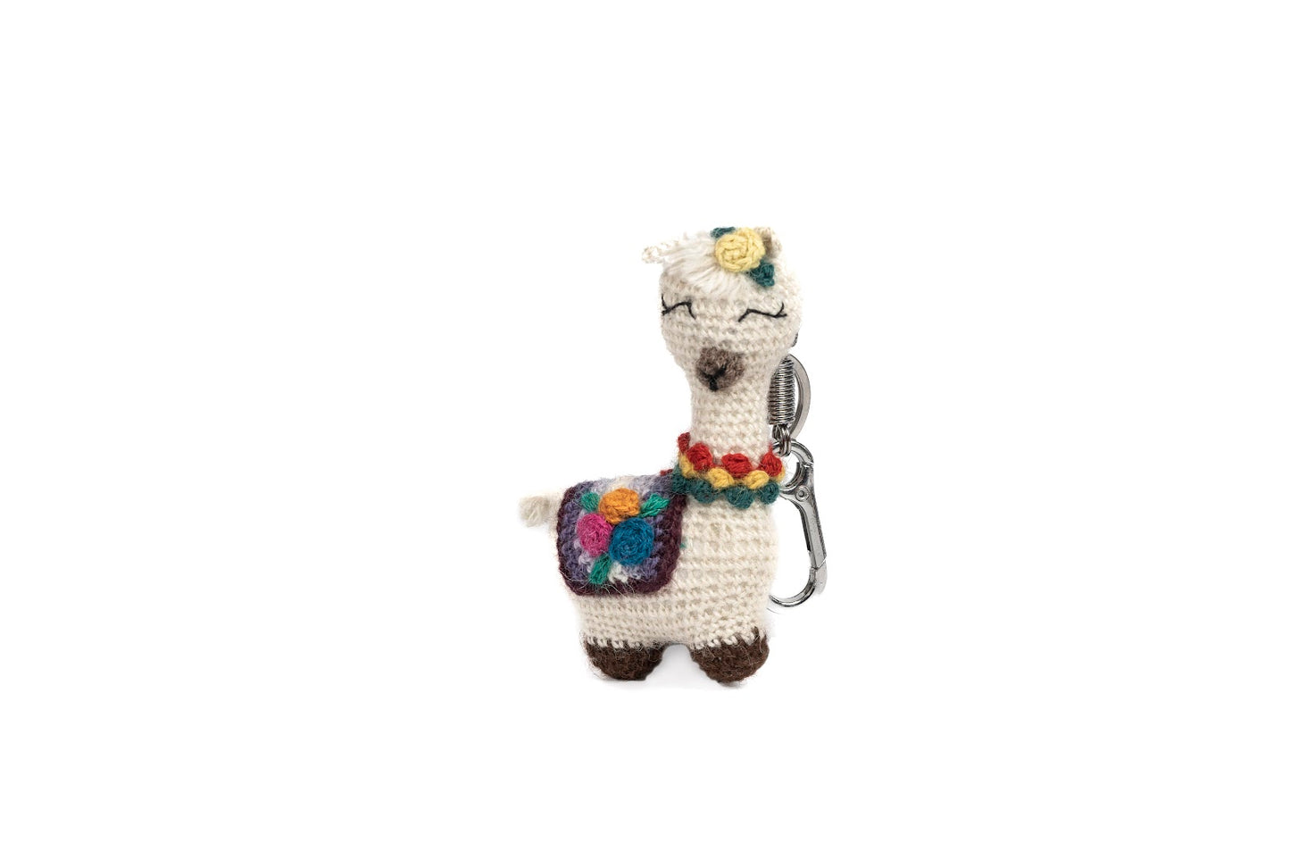 Llavero LLamita De Lana