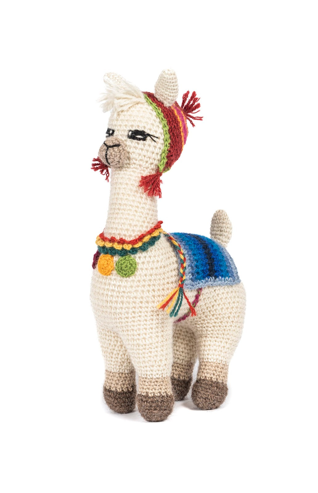 Peluche Llamita Tejida Alpaca