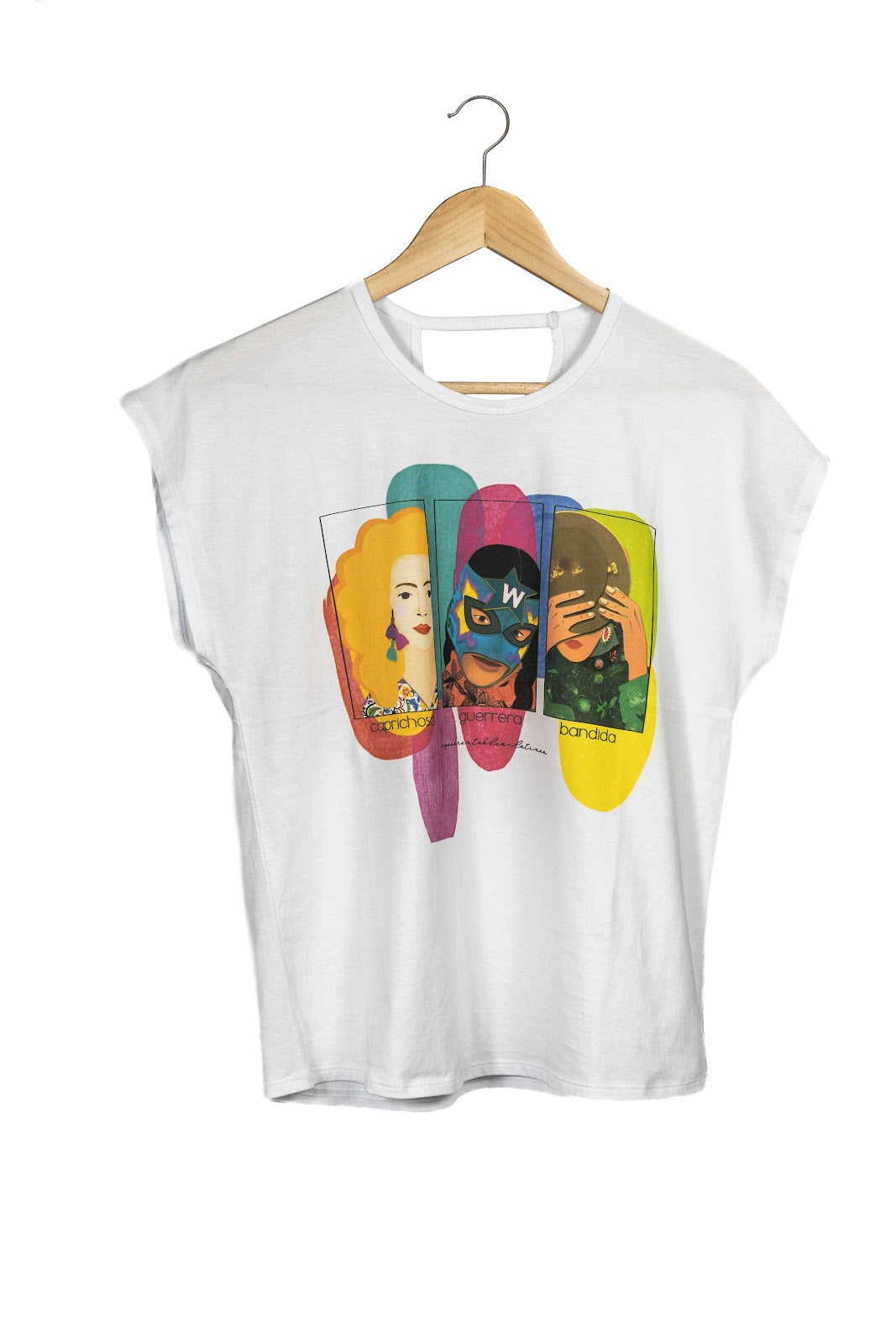 Polera Estampada Caprichosa/Guerrera/Bandida S-M-L