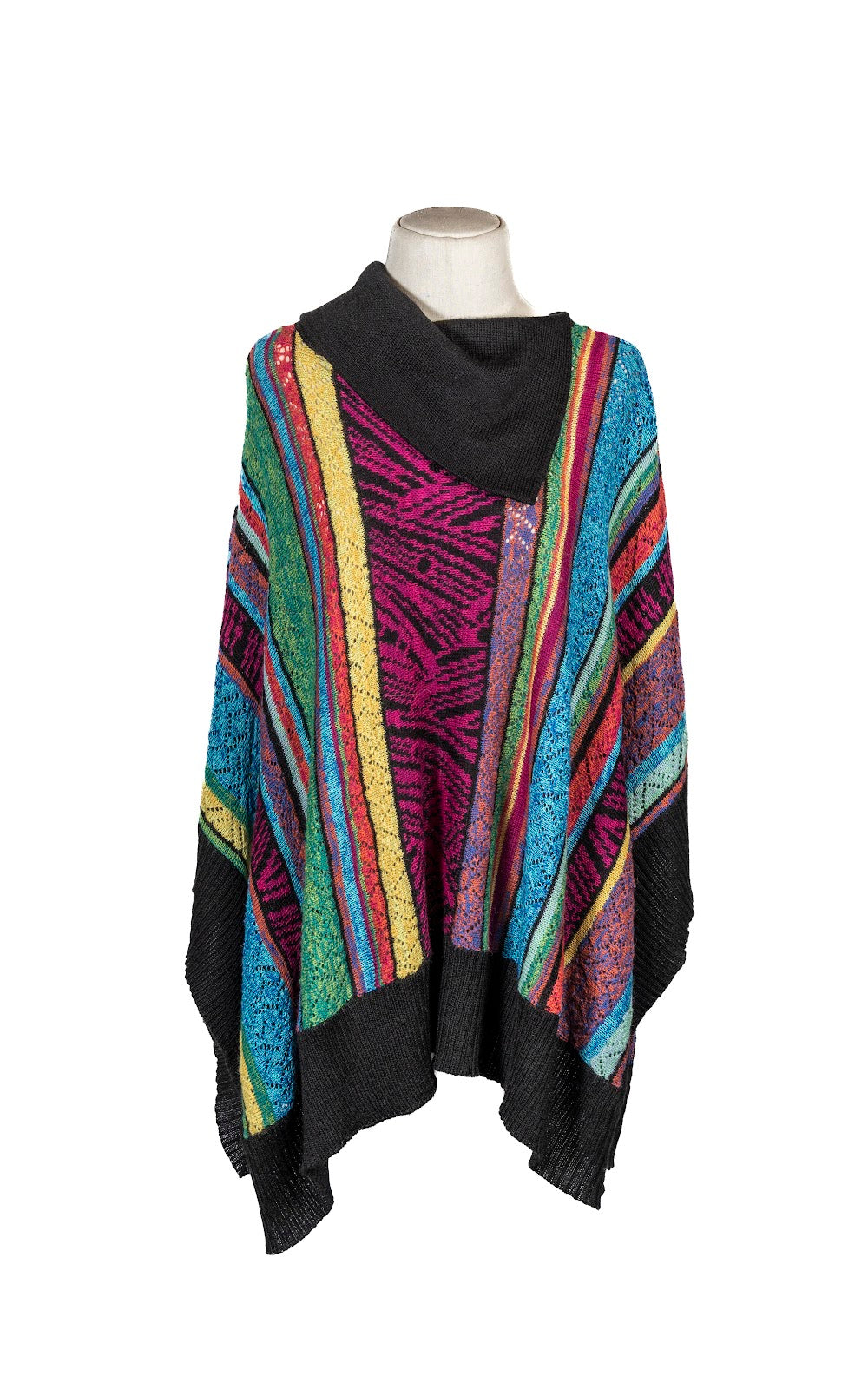 Poncho Cristal Mayu Collar Poncho