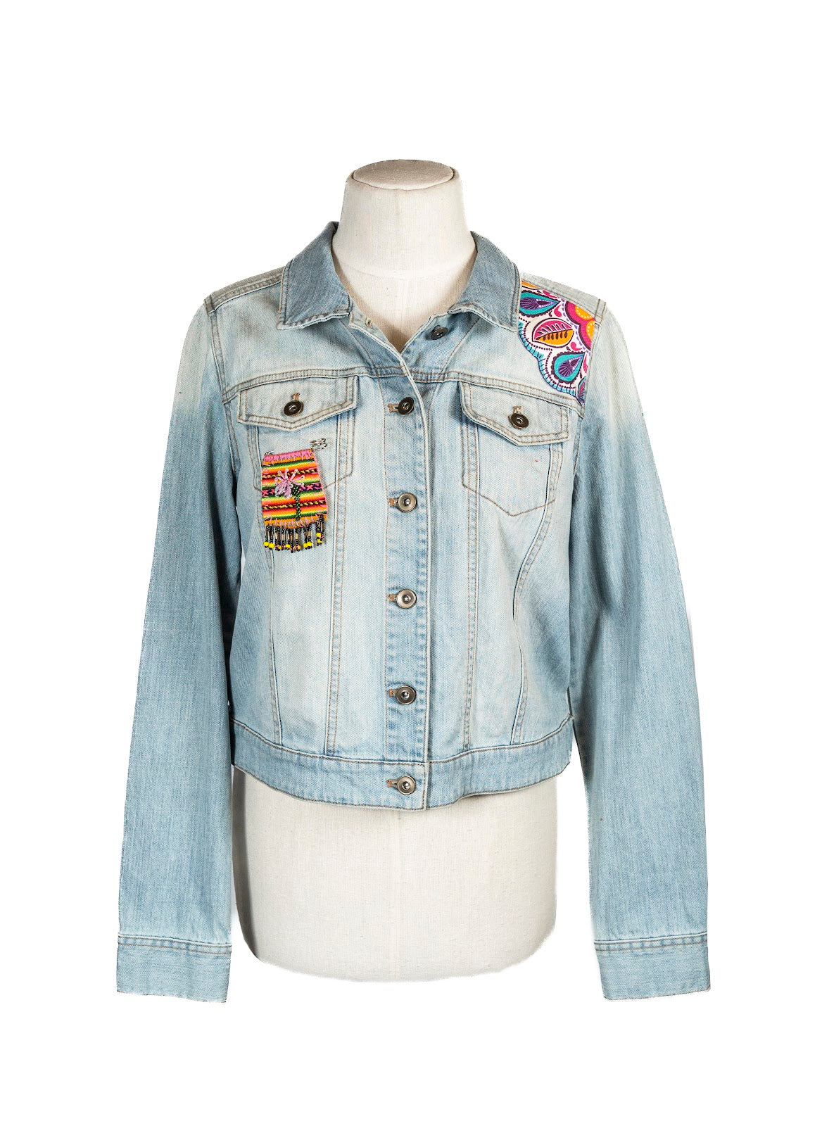 Chaqueta Bordada S-M-L-XL