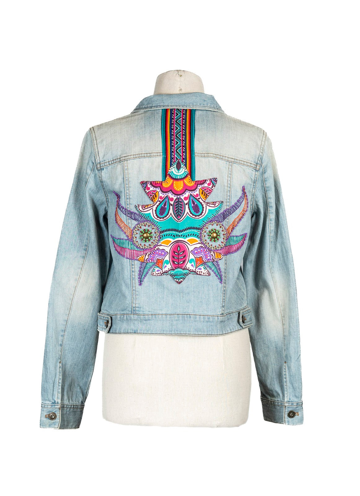 Chaqueta Bordada S-M-L-XL