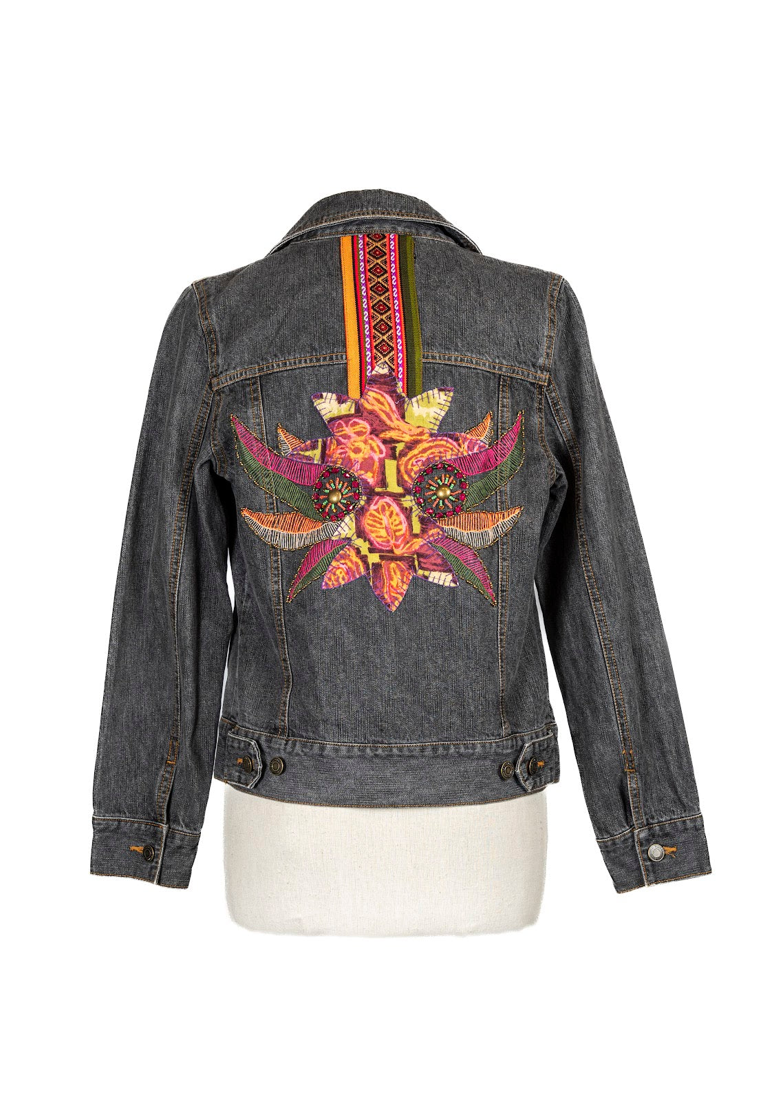 Chaqueta Bordada S-M-L-XL