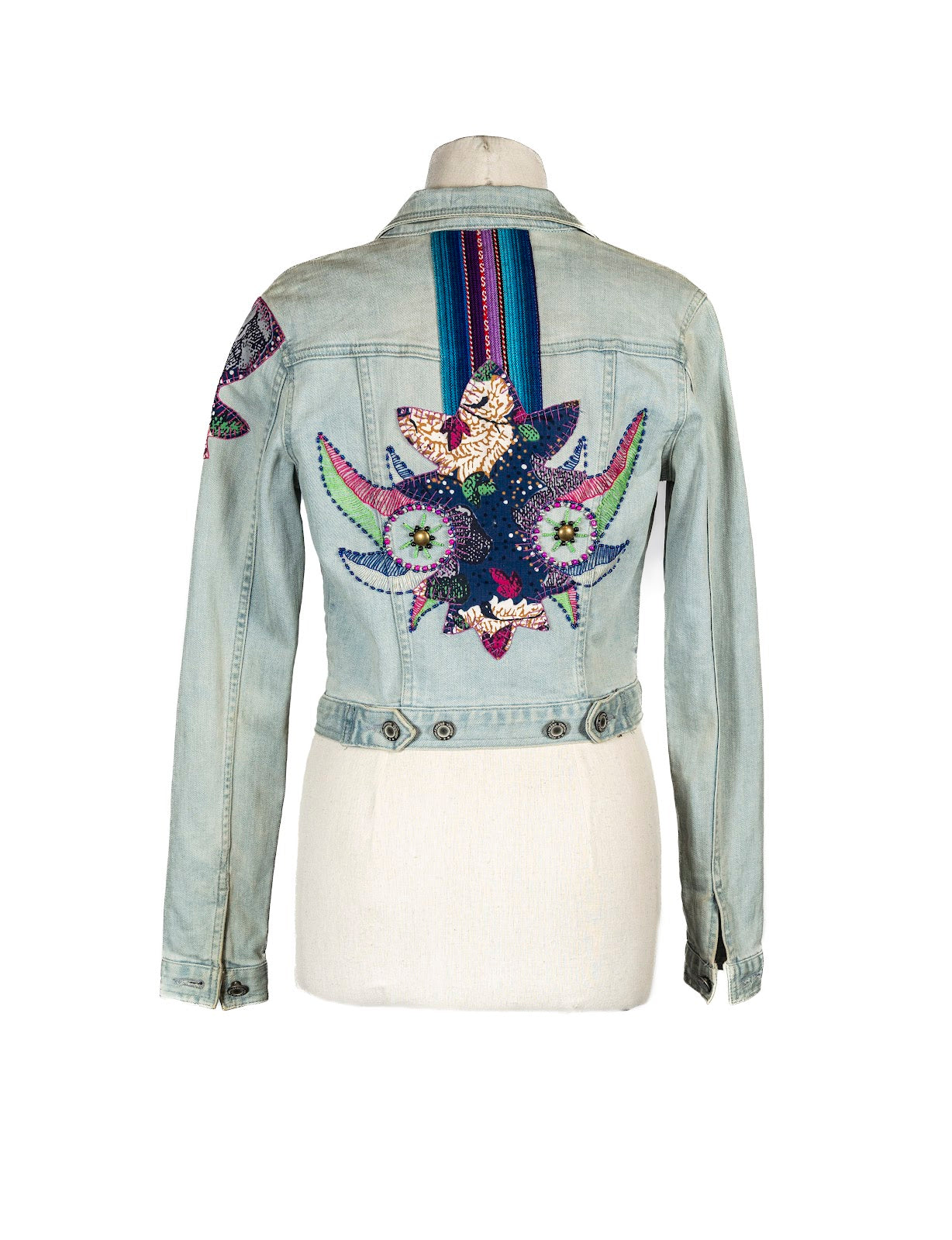 Chaqueta Bordada S-M-L-XL