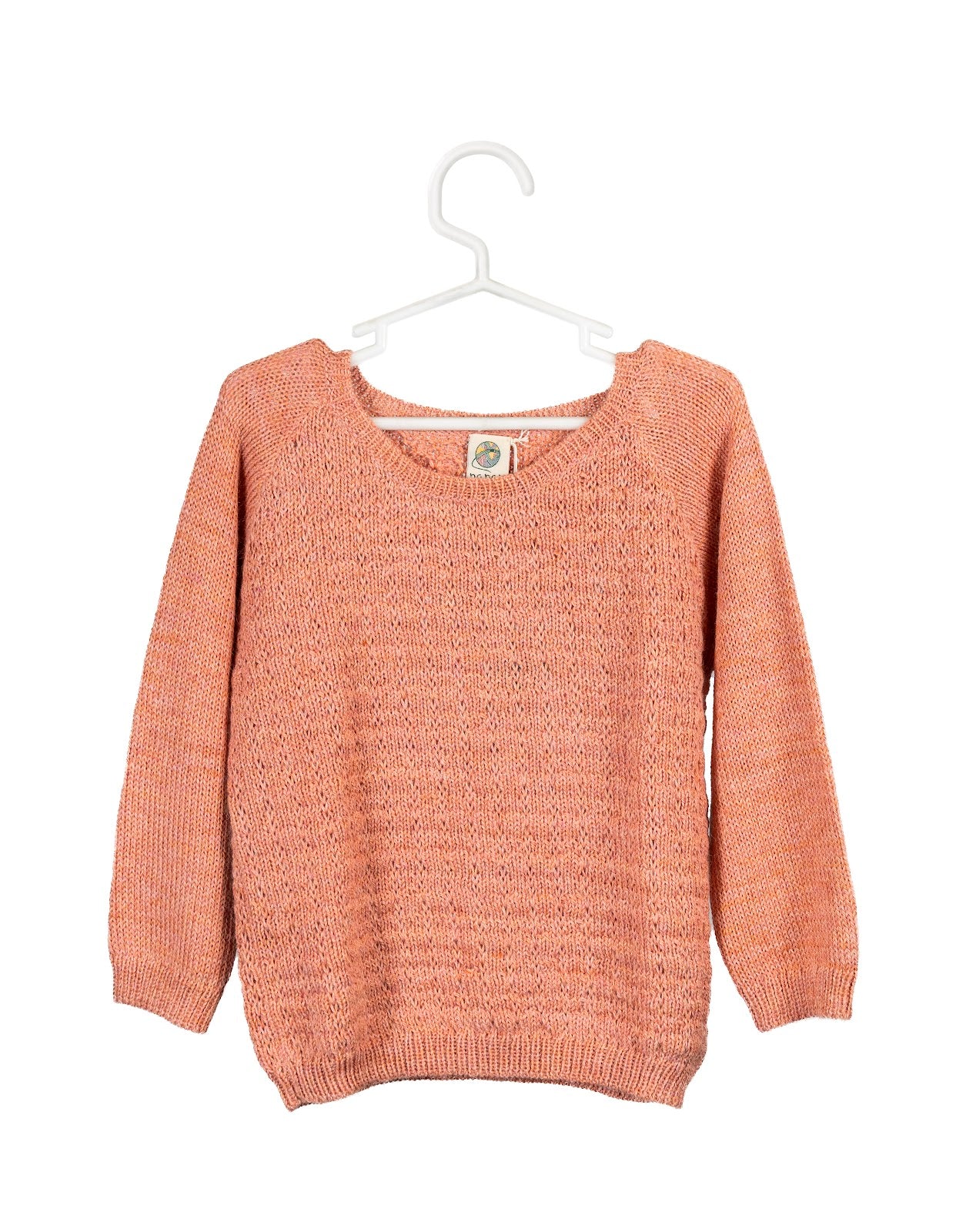 Chompa Textura Rosa/Beige/Verde