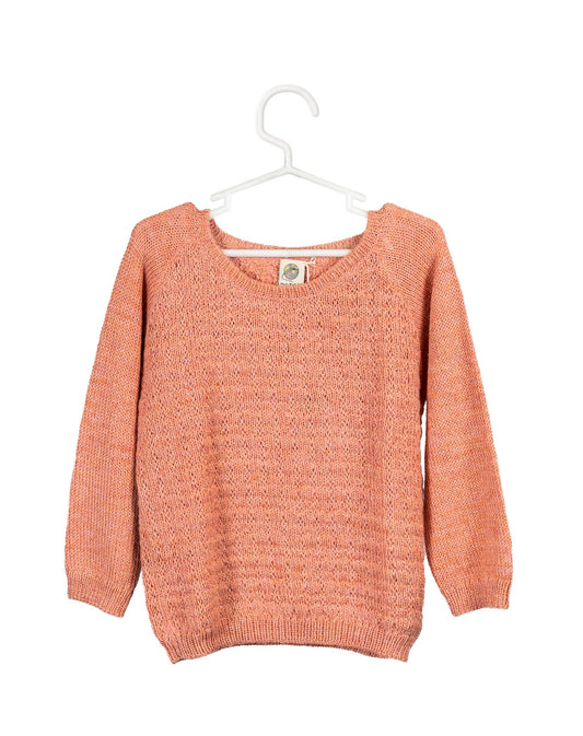 Chompa Textura Rosa/Beige/Verde