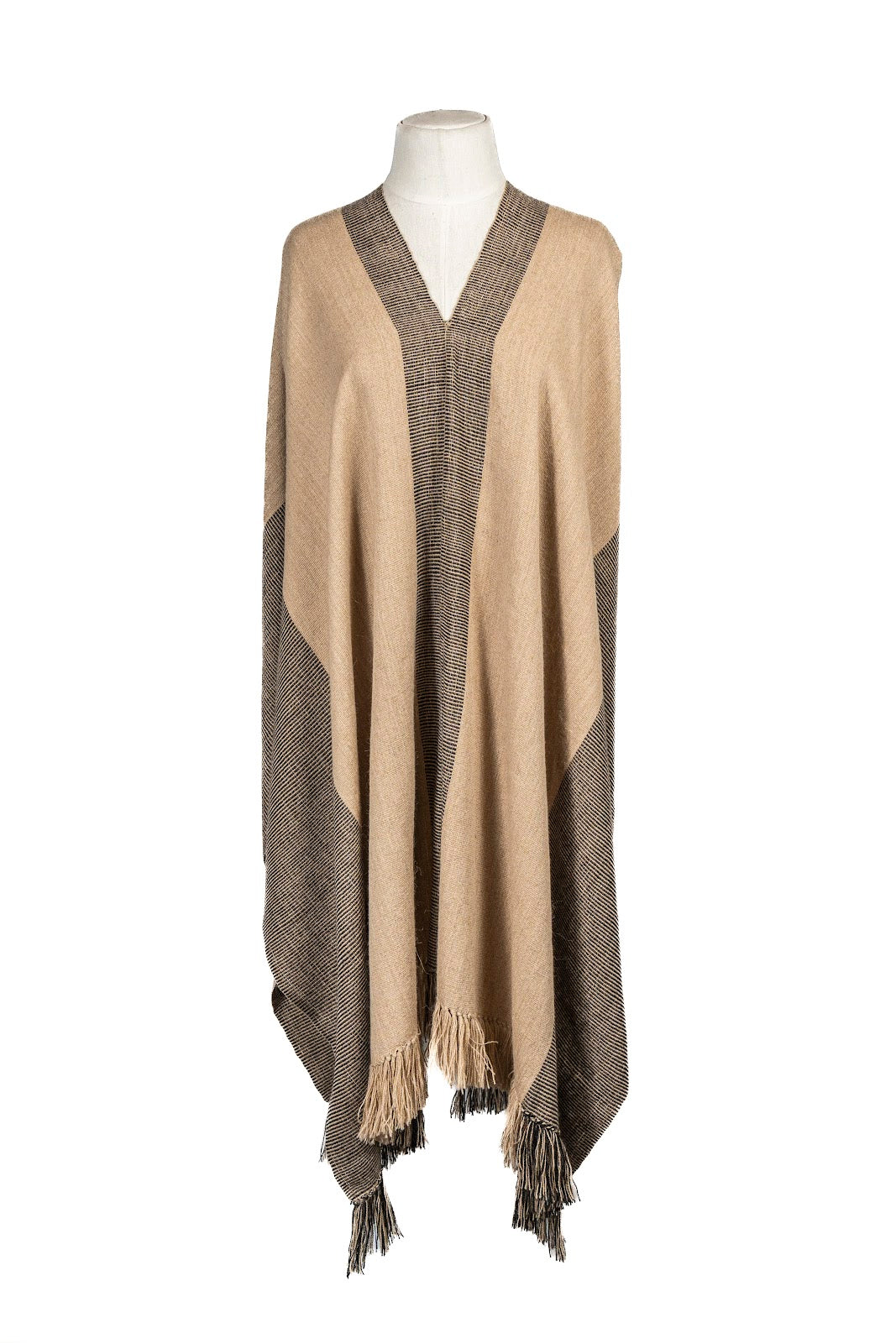Poncho Miel Baby Alpaca