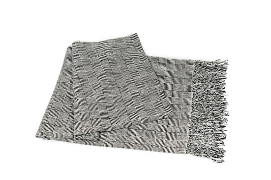 Mantilla a Cuadros Baby Alpaca