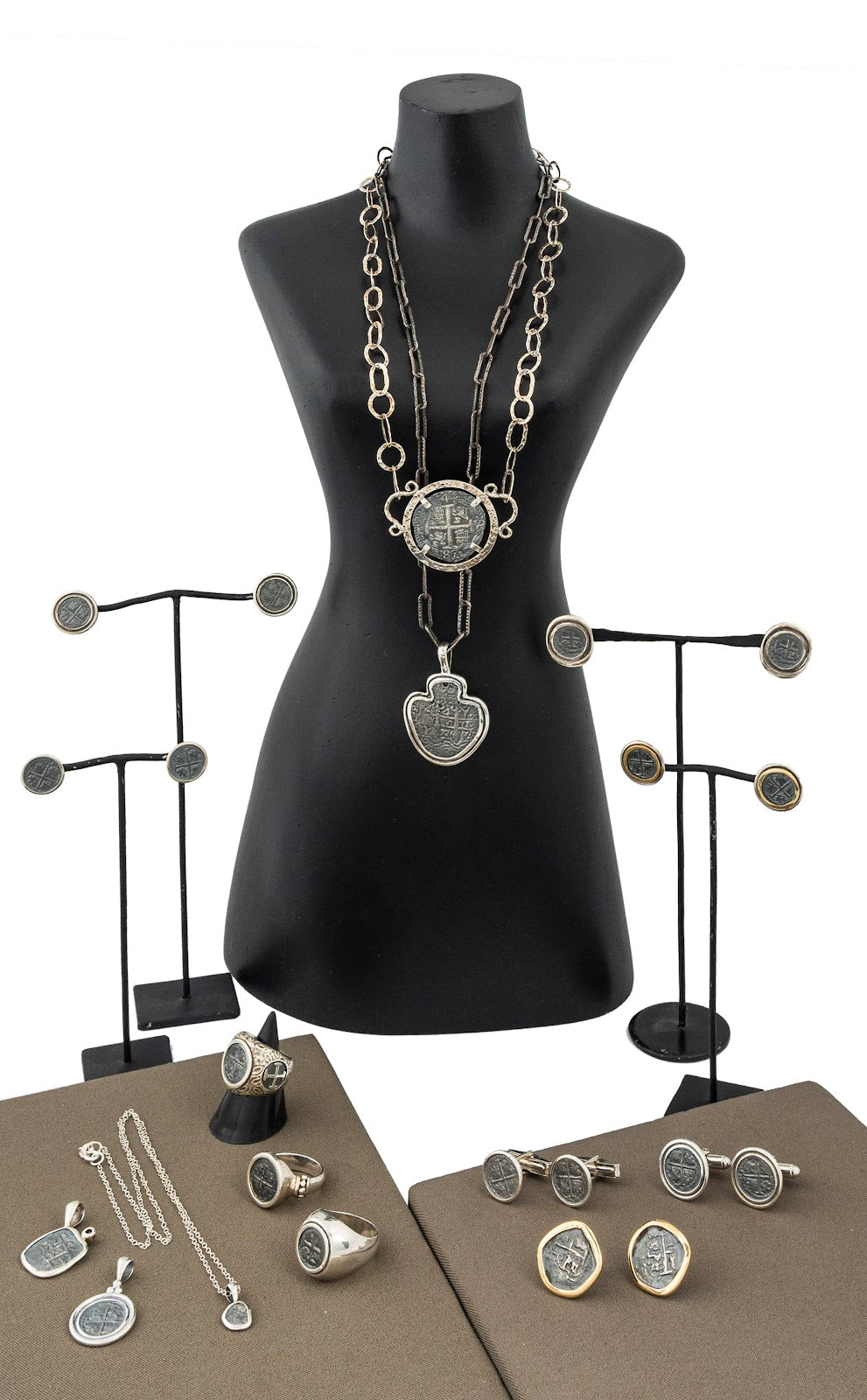 Collar Ag C/Macuquina Cadena Martillada