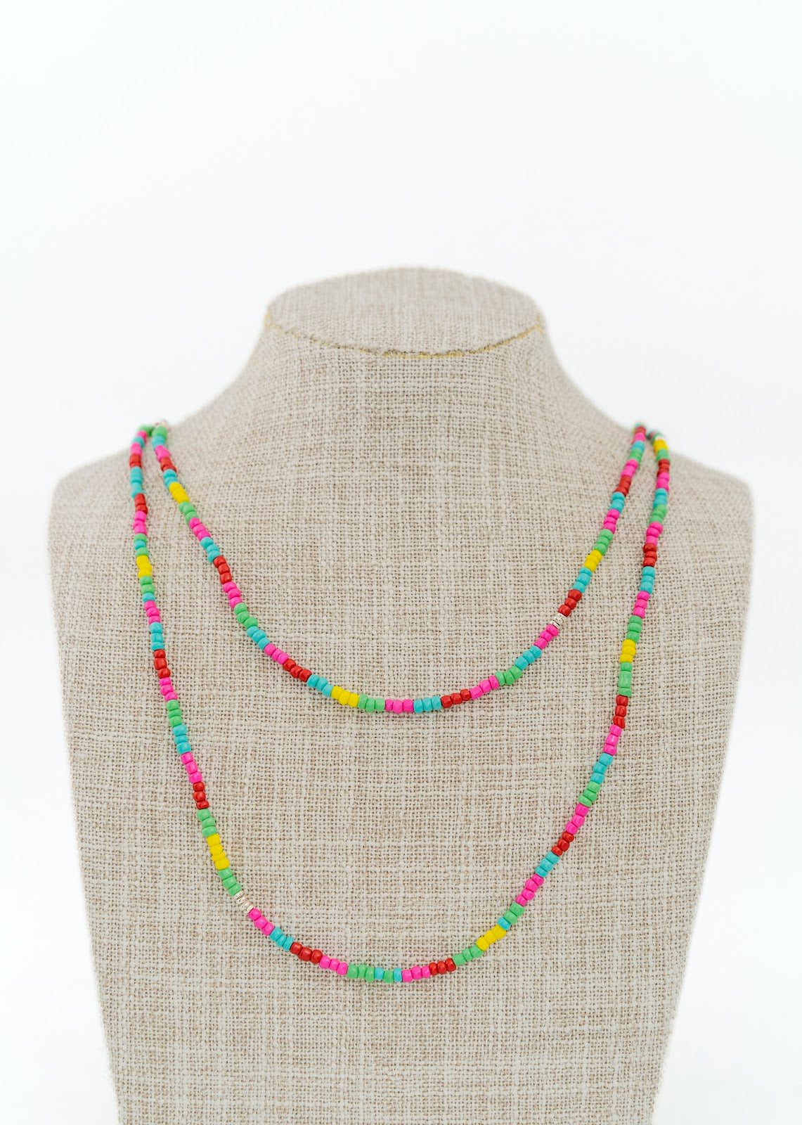 Collar C/Mostazillas de ColoresC/Bead Ag 111cm