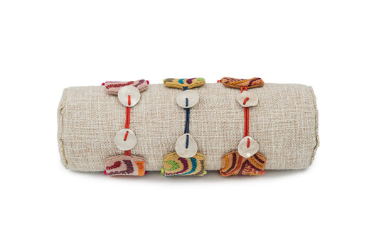 Pulsera Bordada Algodón
