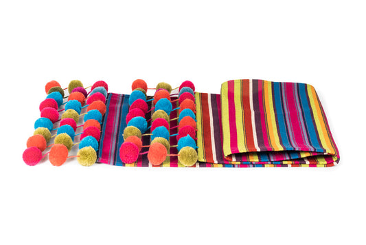 Caminito Aguayo Bolivia 150x40cms C/Borlas
