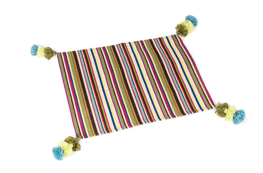 Individual Aguayo Guatemala 45x36cms C/Flecos